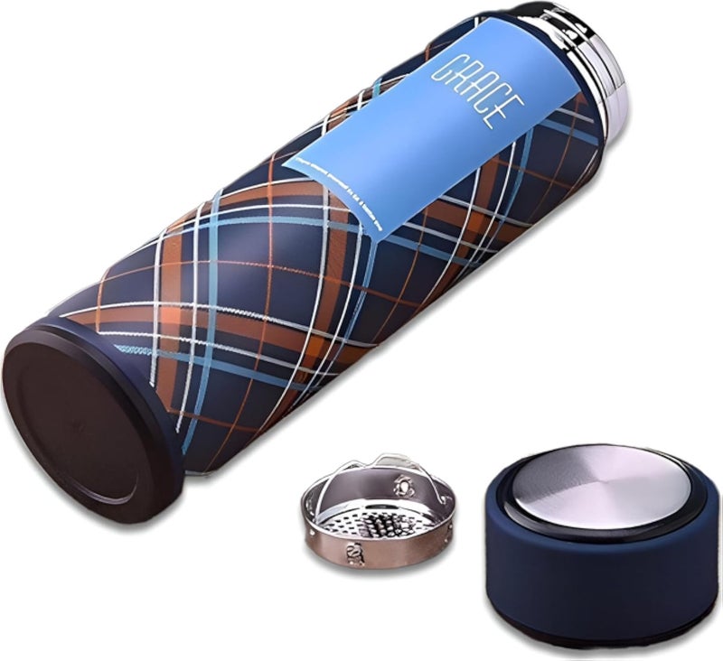 Smart Vacuum Flask, 500ml Hot and Cold Drinks, Sealed Thermos for Heat and Taste, Easy to Use in Clubs, Trips, Offices